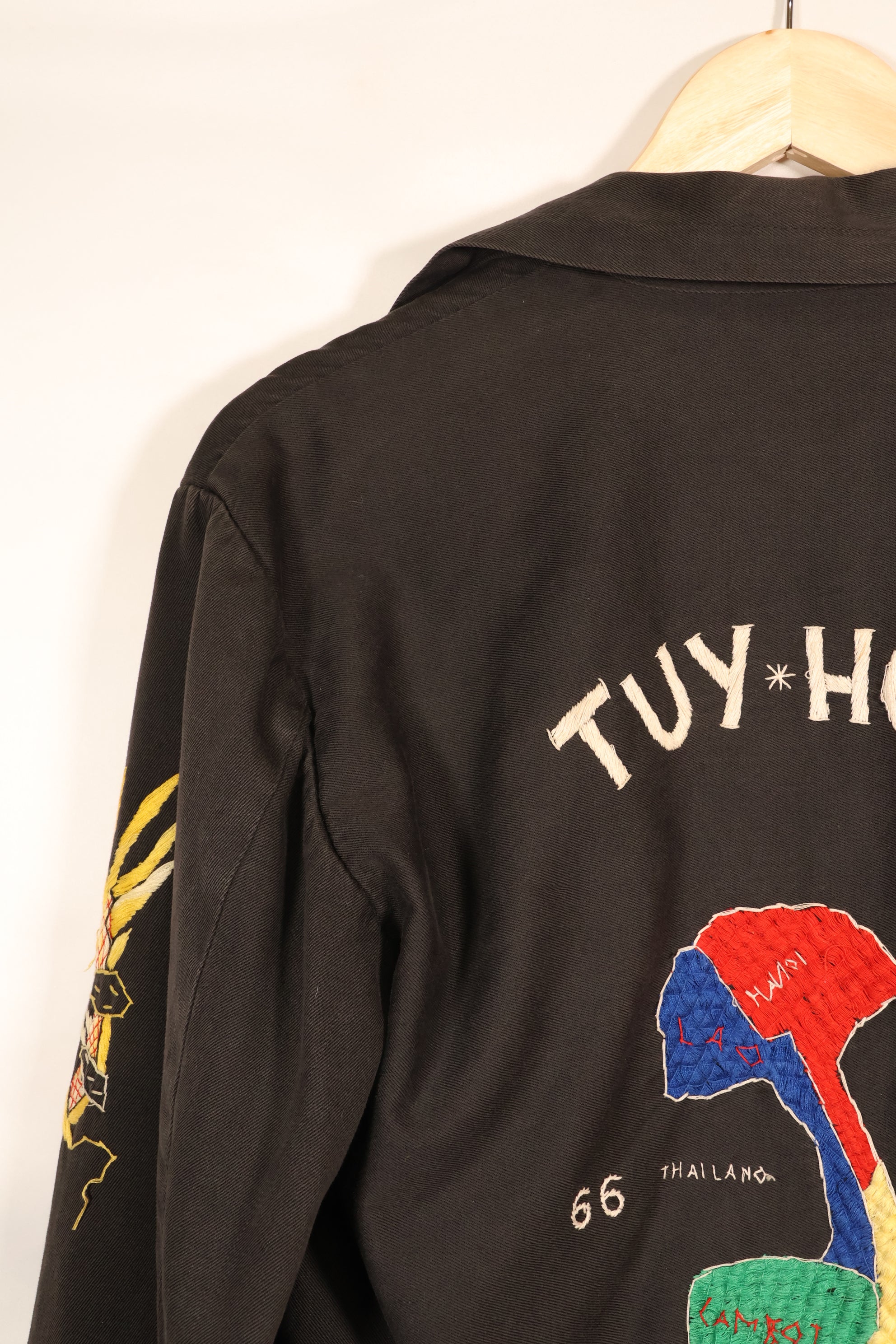 1966年〜67年　ベトナム戦争　ツアージャケット　ベトジャン　TUY HOA　米兵お土産品　中古品