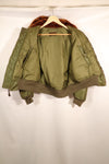 1940年代後半〜50年代前半　アメリカ空軍　B-15C　フライトジャケット　希少グリーン個体　中古品