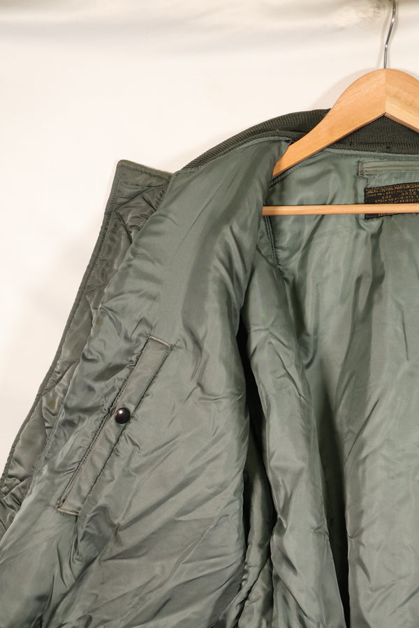1950年代　LARGE　アメリカ空軍　初期型　MA-1　フライトジャケット　インターメディエイト　中古品