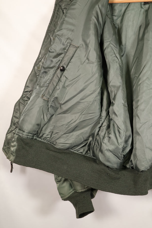 1950年代　LARGE　アメリカ空軍　初期型　MA-1　フライトジャケット　インターメディエイト　中古品