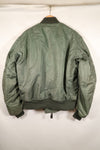1950年代　LARGE　アメリカ空軍　初期型　MA-1　フライトジャケット　インターメディエイト　中古品