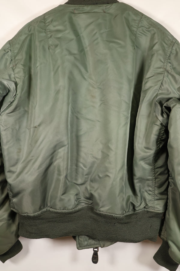 1950年代　LARGE　アメリカ空軍　初期型　MA-1　フライトジャケット　インターメディエイト　中古品