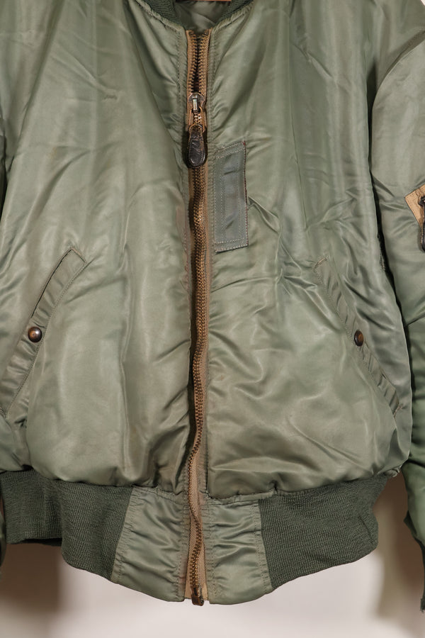 1950年代　LARGE　アメリカ空軍　初期型　MA-1　フライトジャケット　インターメディエイト　中古品 　B