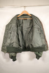 1950年代　LARGE　アメリカ空軍　初期型　MA-1　フライトジャケット　インターメディエイト　中古品 　B