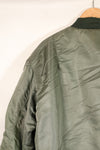 1950年代　LARGE　アメリカ空軍　初期型　MA-1　フライトジャケット　インターメディエイト　中古品 　B