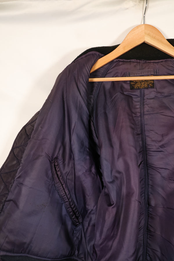 1950年代　LARGE　アメリカ空軍　N2-A　フライトジャケット　フード改造個体　中古品