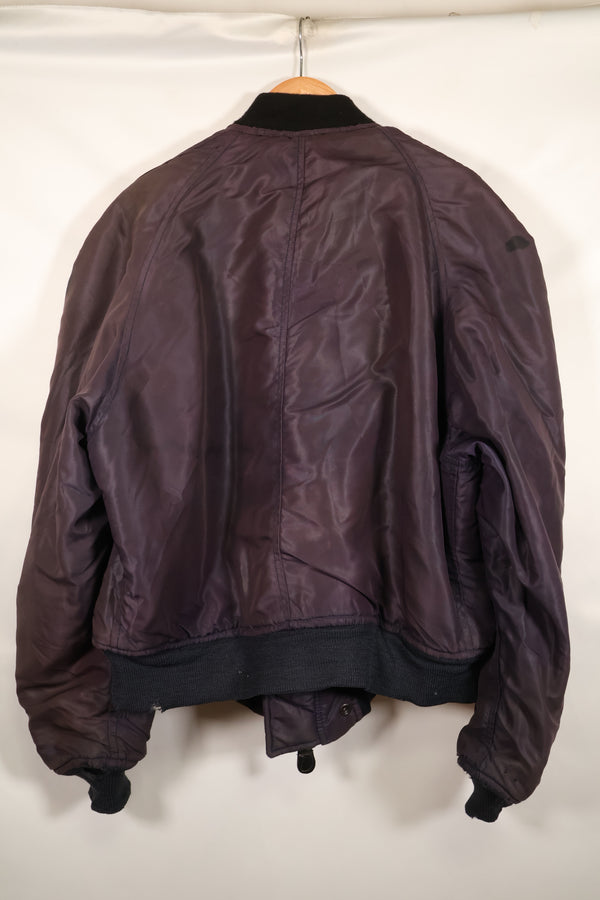 1950年代　LARGE　アメリカ空軍　N2-A　フライトジャケット　フード改造個体　中古品