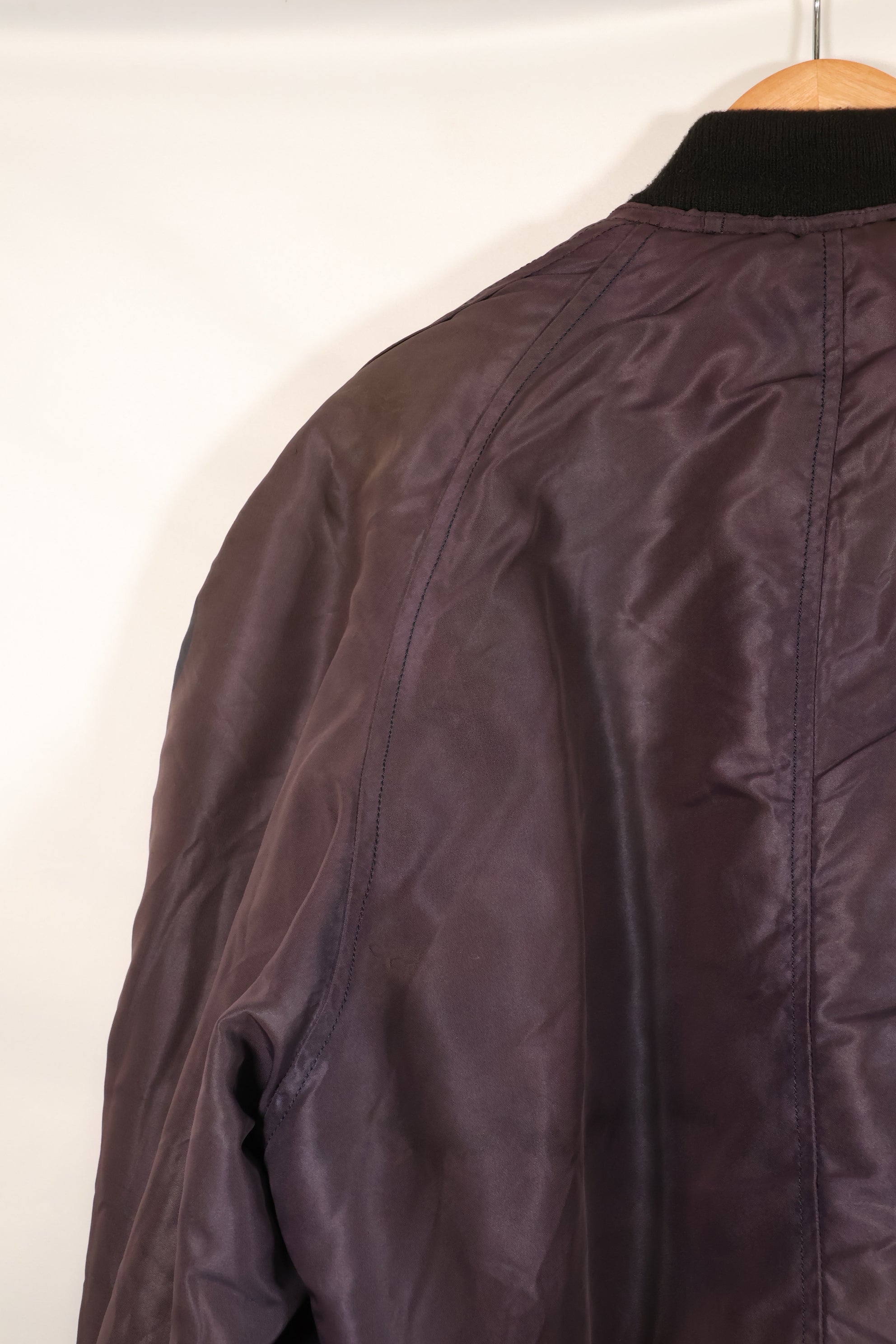 1950年代　LARGE　アメリカ空軍　N2-A　フライトジャケット　フード改造個体　中古品