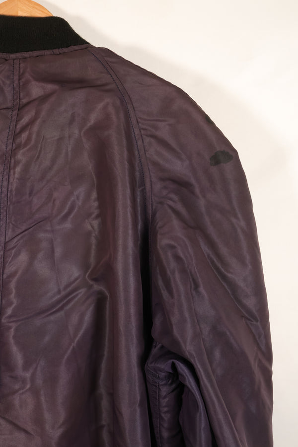 1950年代　LARGE　アメリカ空軍　N2-A　フライトジャケット　フード改造個体　中古品