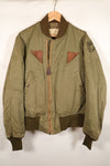 1940年代　推定38〜40　アメリカ陸軍航空隊　USAAF　B-15A　フライトジャケット　ボア改造　中古品