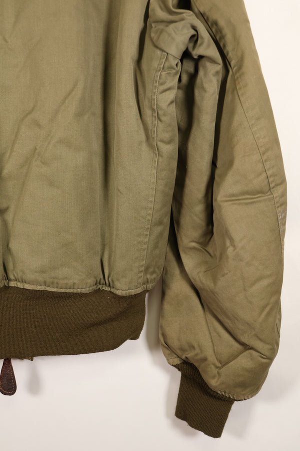 1940年代　推定38〜40　アメリカ陸軍航空隊　USAAF　B-15A　フライトジャケット　ボア改造　中古品