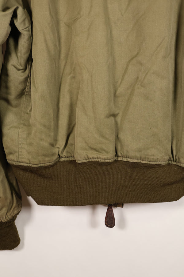 1940年代　推定38〜40　アメリカ陸軍航空隊　USAAF　B-15A　フライトジャケット　ボア改造　中古品