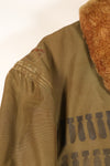 1940年代　サイズ 42　WWII　アメリカ陸軍航空隊　B-15　フライトジャケット　カレンダー加工生地　中古品