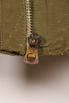1940年代　サイズ 42　WWII　アメリカ陸軍航空隊　B-15　フライトジャケット　カレンダー加工生地　中古品
