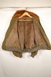 1940年代　サイズ 42　WWII　アメリカ陸軍航空隊　B-15　フライトジャケット　カレンダー加工生地　中古品