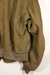 1940年代　サイズ 42　WWII　アメリカ陸軍航空隊　B-15　フライトジャケット　カレンダー加工生地　中古品