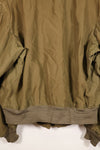 1940年代　サイズ 42　WWII　アメリカ陸軍航空隊　B-15　フライトジャケット　カレンダー加工生地　中古品
