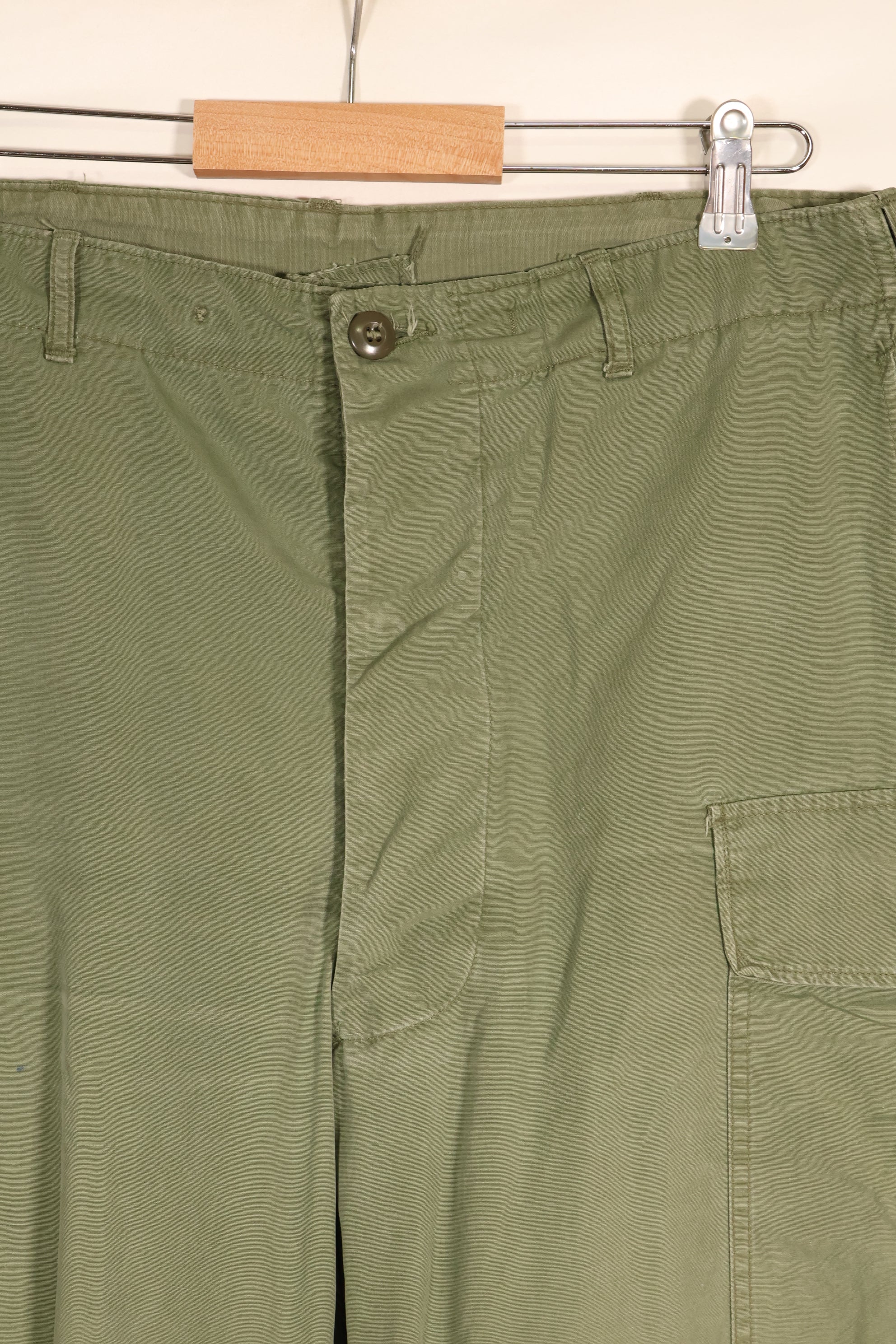 1963年契約　推定 M-S　1st Model ジャングルファティーグ　パンツ　退色あり　中古品