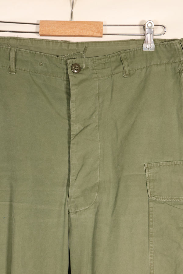 1963年契約　推定 M-S　1st Model ジャングルファティーグ　パンツ　退色あり　中古品