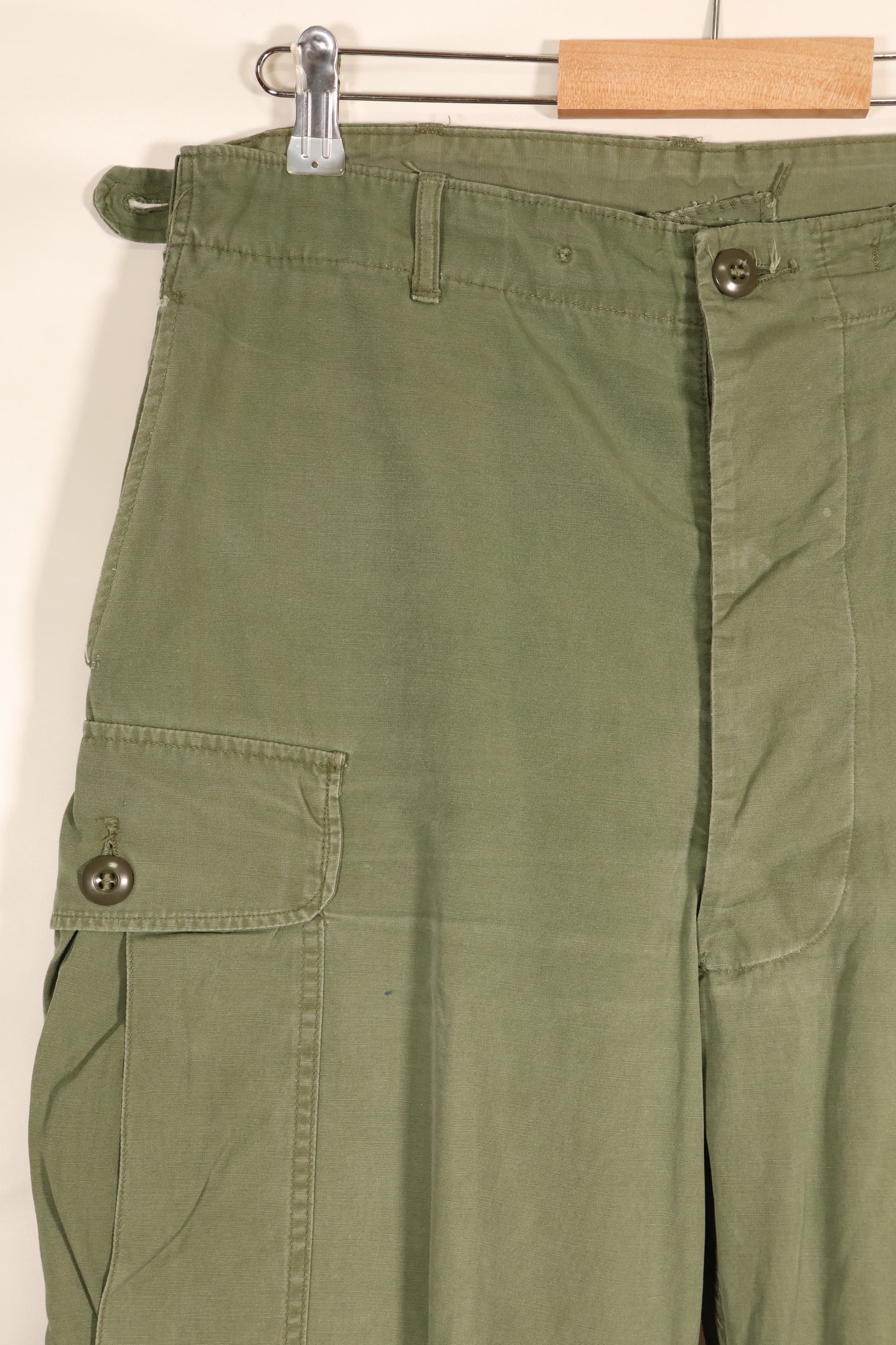 1963年契約　推定 M-S　1st Model ジャングルファティーグ　パンツ　退色あり　中古品