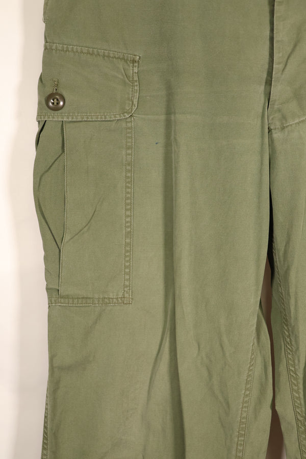 1963年契約　推定 M-S　1st Model ジャングルファティーグ　パンツ　退色あり　中古品