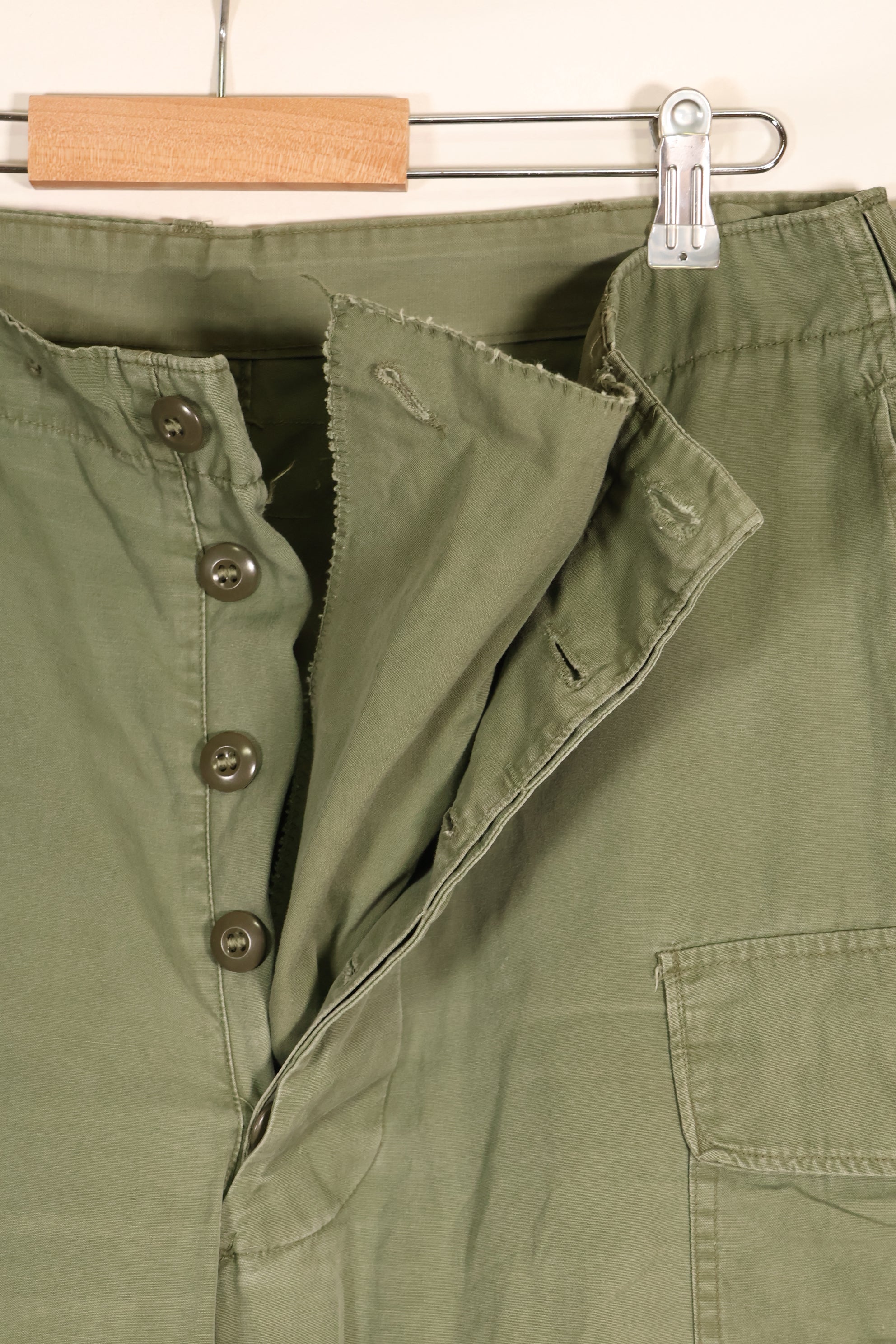 1963年契約　推定 M-S　1st Model ジャングルファティーグ　パンツ　退色あり　中古品