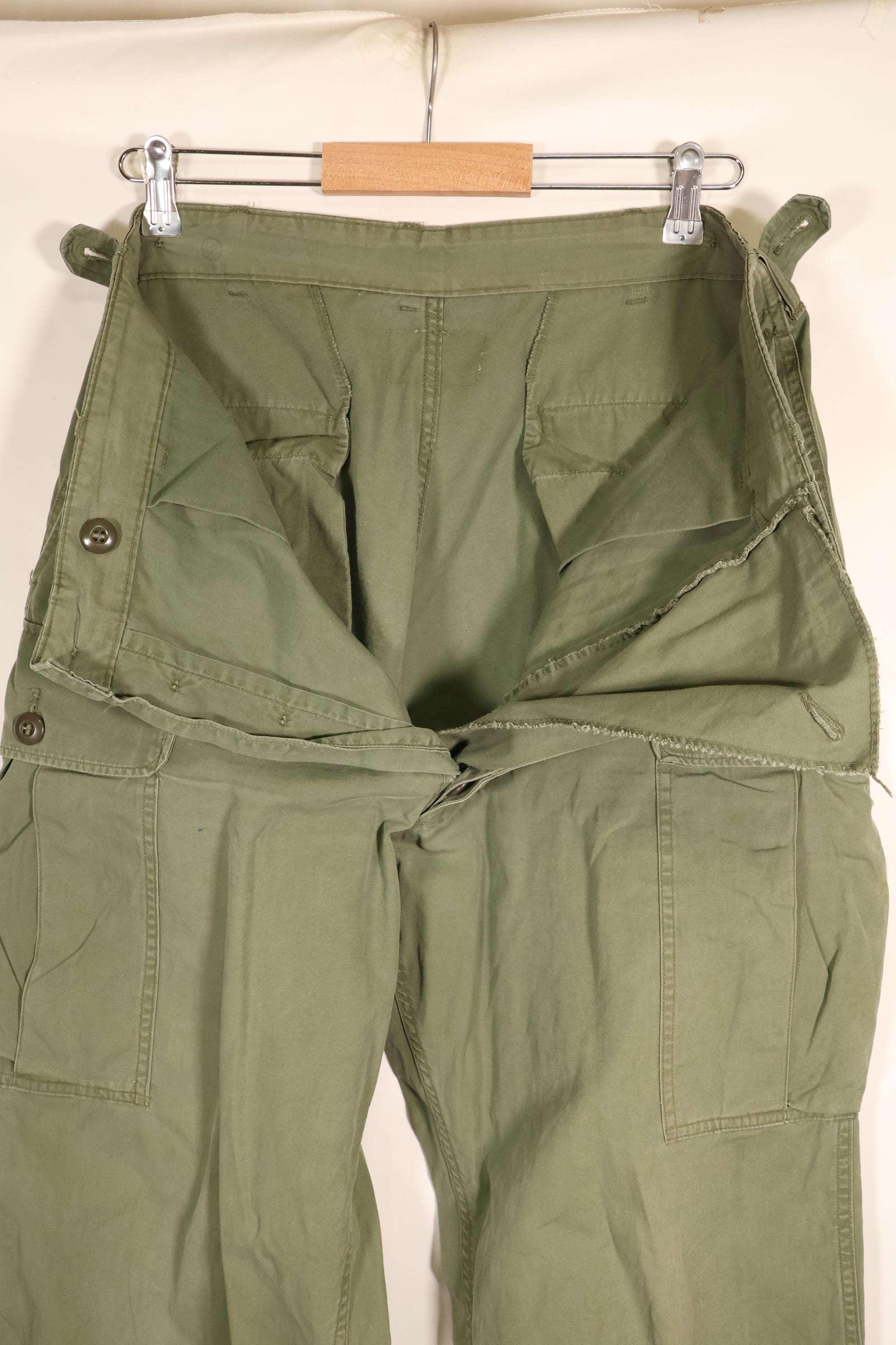 1963年契約　推定 M-S　1st Model ジャングルファティーグ　パンツ　退色あり　中古品
