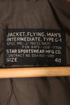 1960年代前半　サイズ40　アメリカ海軍　G-1　フライトジャケット　ほぼ未使用品　