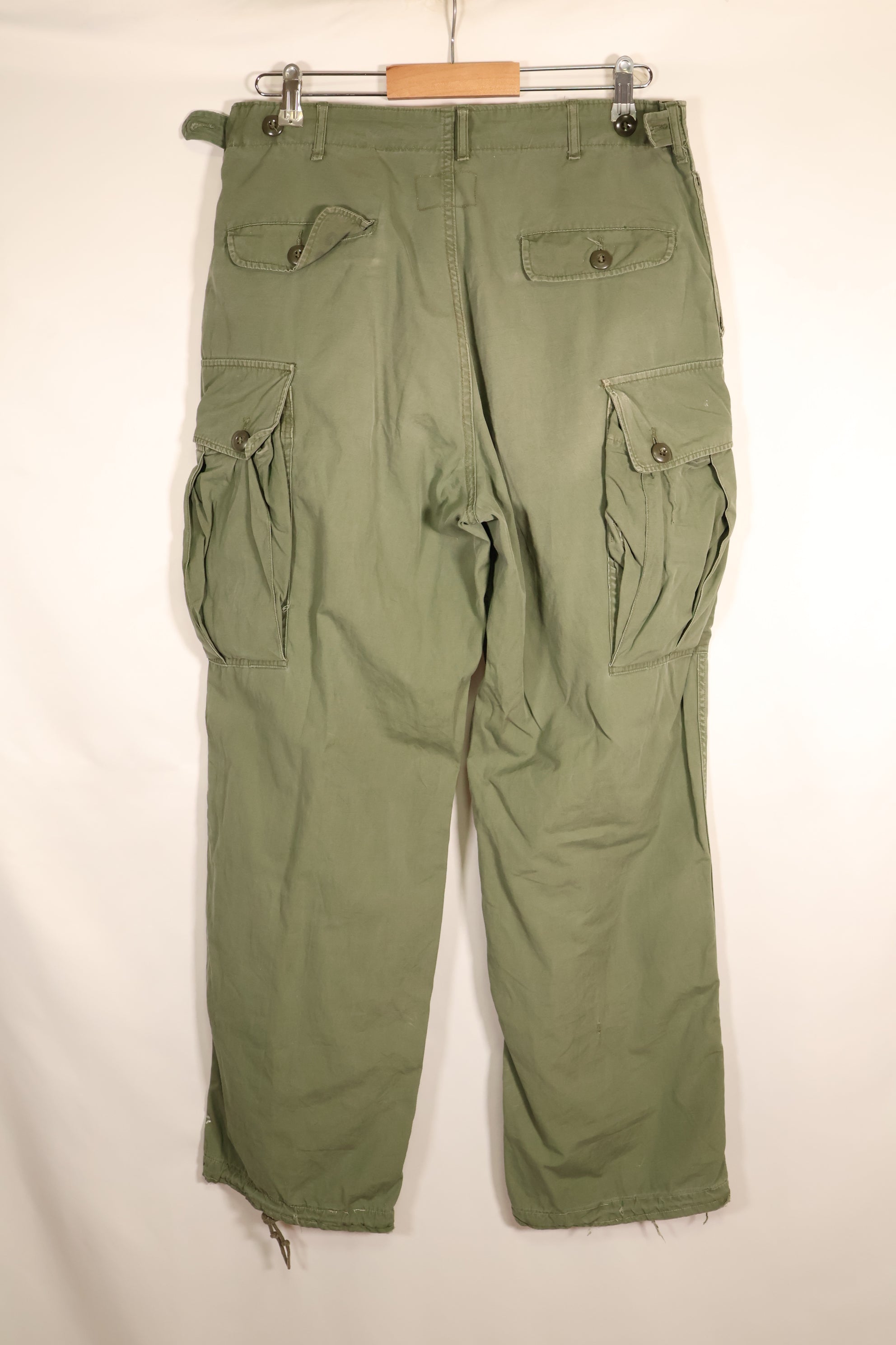 1963年契約　推定 M-S　1st Model ジャングルファティーグ　パンツ　退色あり　中古品