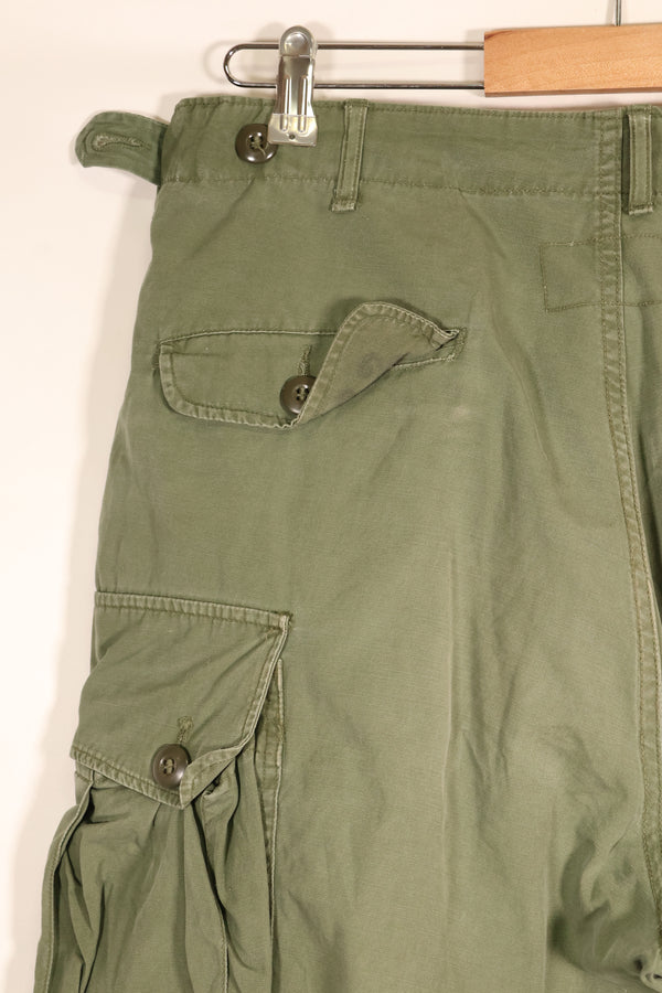 1963年契約　推定 M-S　1st Model ジャングルファティーグ　パンツ　退色あり　中古品