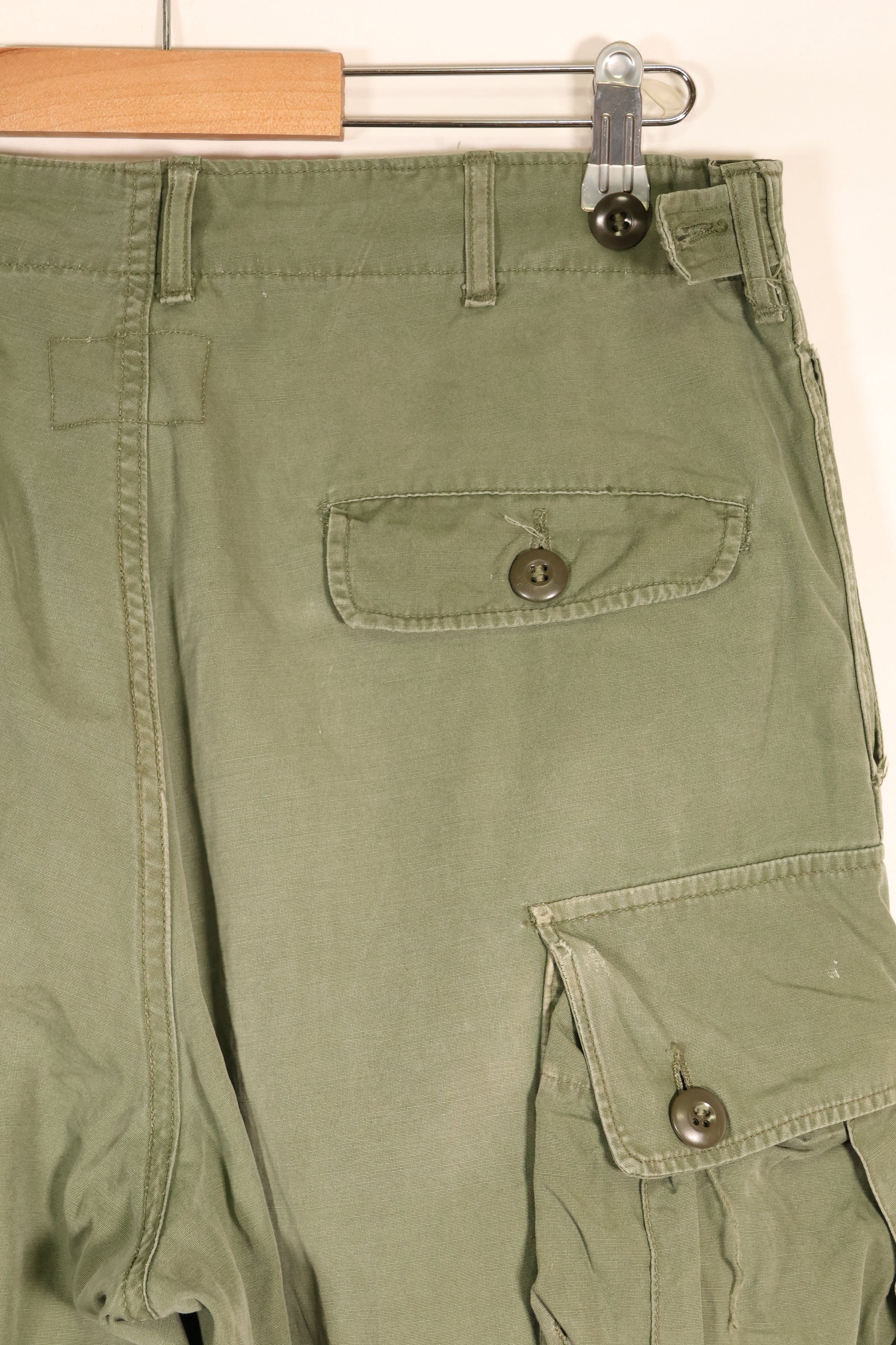 1963年契約　推定 M-S　1st Model ジャングルファティーグ　パンツ　退色あり　中古品