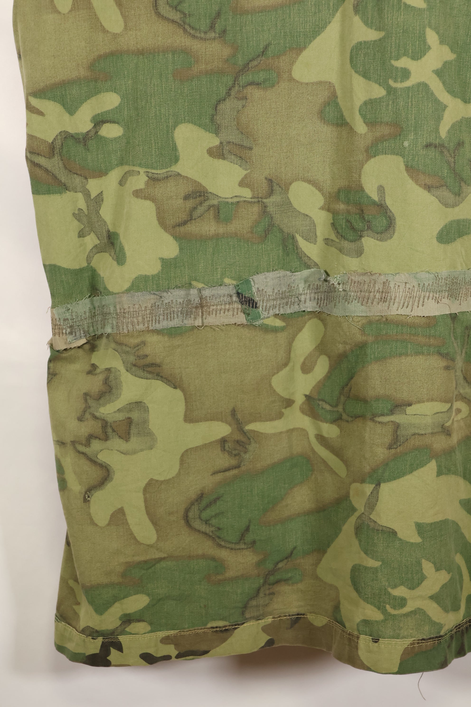 1966〜67年頃　X-L-R　ノンリップストップ　初期プリント　ERDL　ファティーグジャケット　中古品