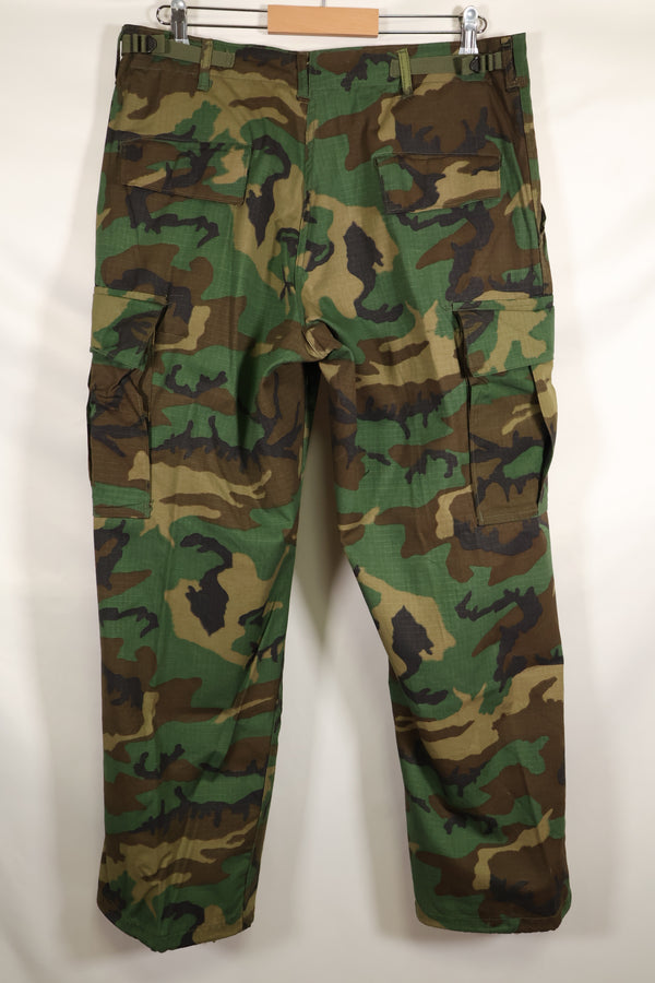 実物　1970年製　M-S　デッドストック　リップストップ　ERDL ファティーグパンツ　ブラウンリーフ