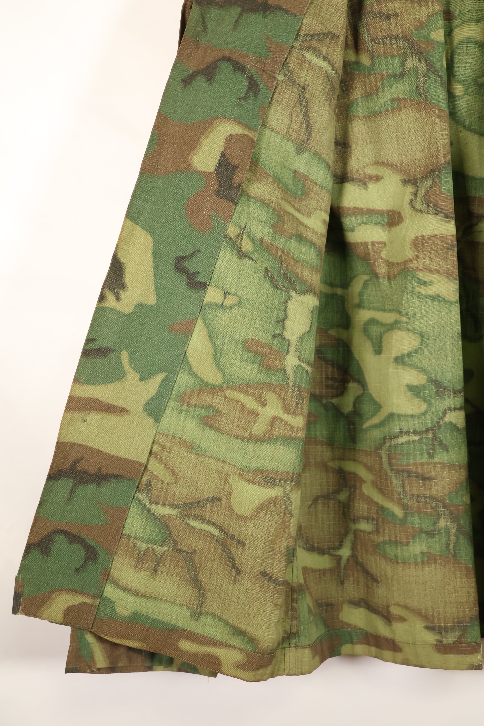 1960年代後半　南ベトナム軍　BDQ　M59　ERDL　リップストップ生地　シャツ　中古品