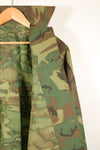 1960年代後半　南ベトナム軍　BDQ　M59　ERDL　リップストップ生地　シャツ　中古品