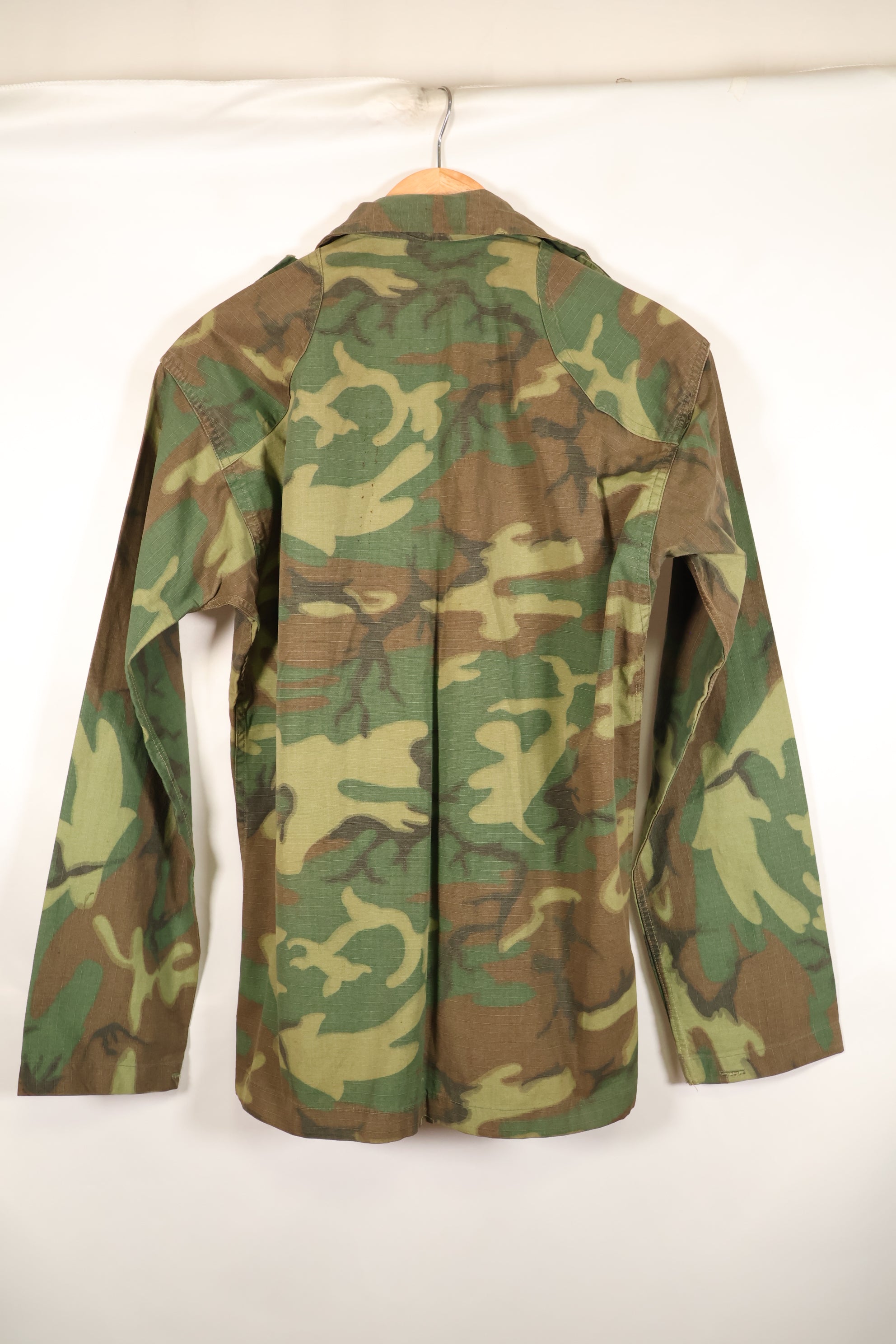 1960年代後半　南ベトナム軍　BDQ　M59　ERDL　リップストップ生地　シャツ　中古品