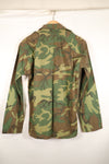 1960年代後半　南ベトナム軍　BDQ　M59　ERDL　リップストップ生地　シャツ　中古品