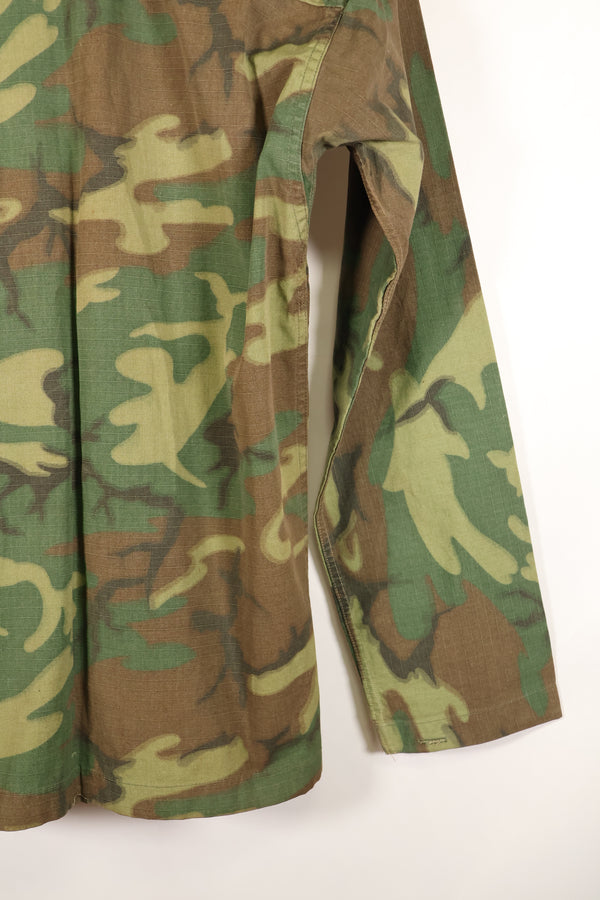 1960年代後半　南ベトナム軍　BDQ　M59　ERDL　リップストップ生地　シャツ　中古品