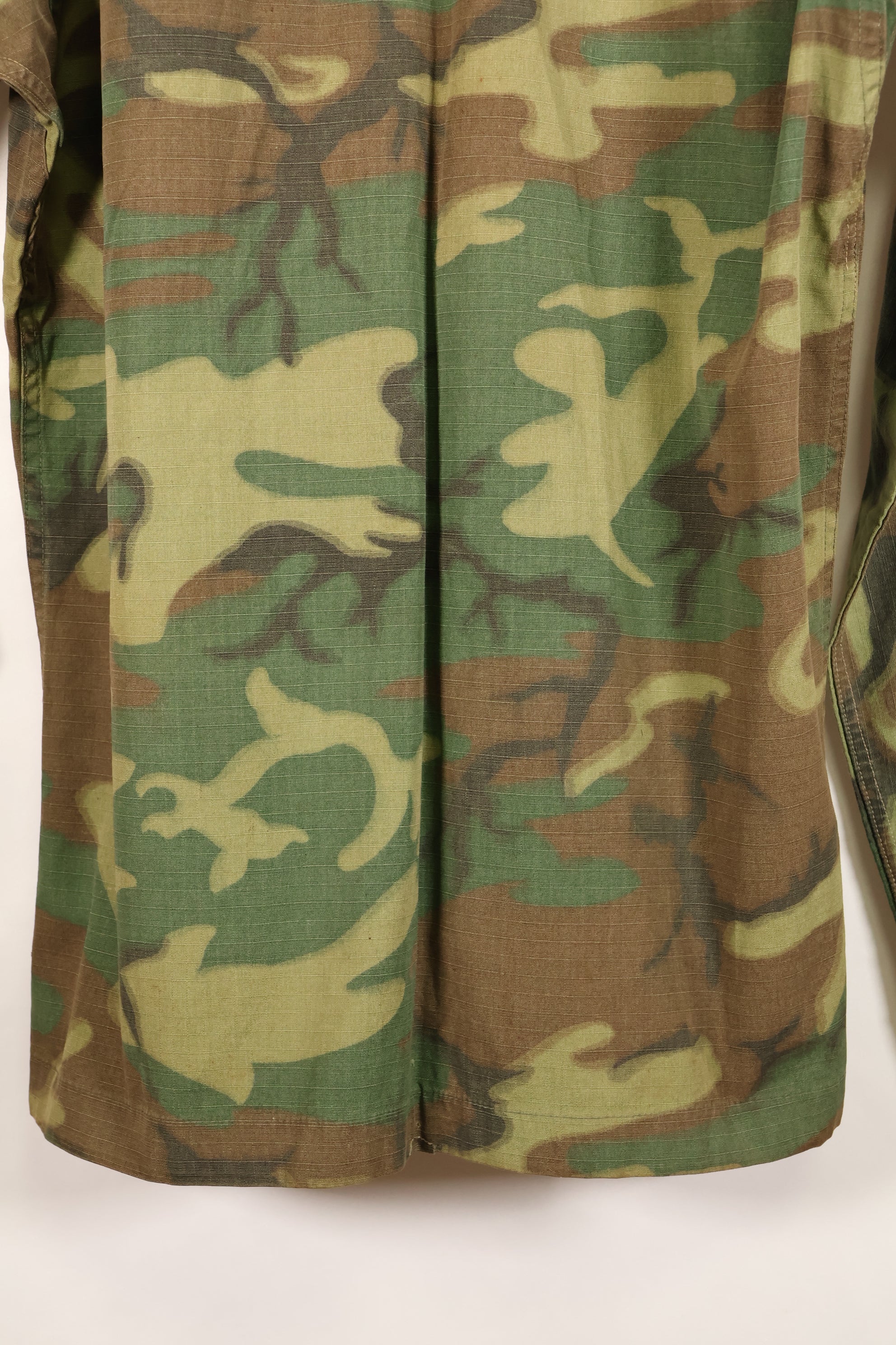 1960年代後半　南ベトナム軍　BDQ　M59　ERDL　リップストップ生地　シャツ　中古品