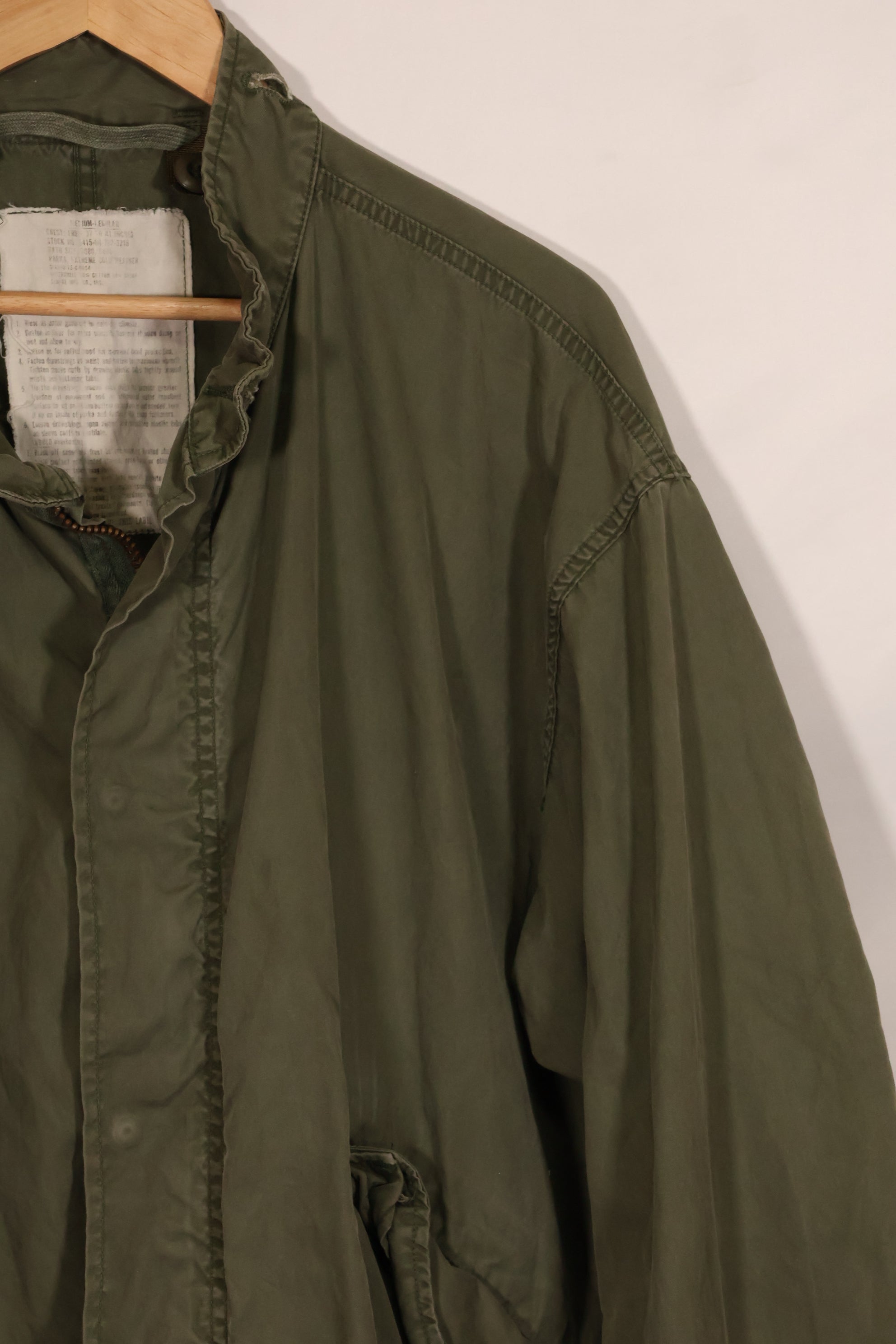 1978年契約　M-R　M65　フィールドパーカー　シェルのみ　中古品　B