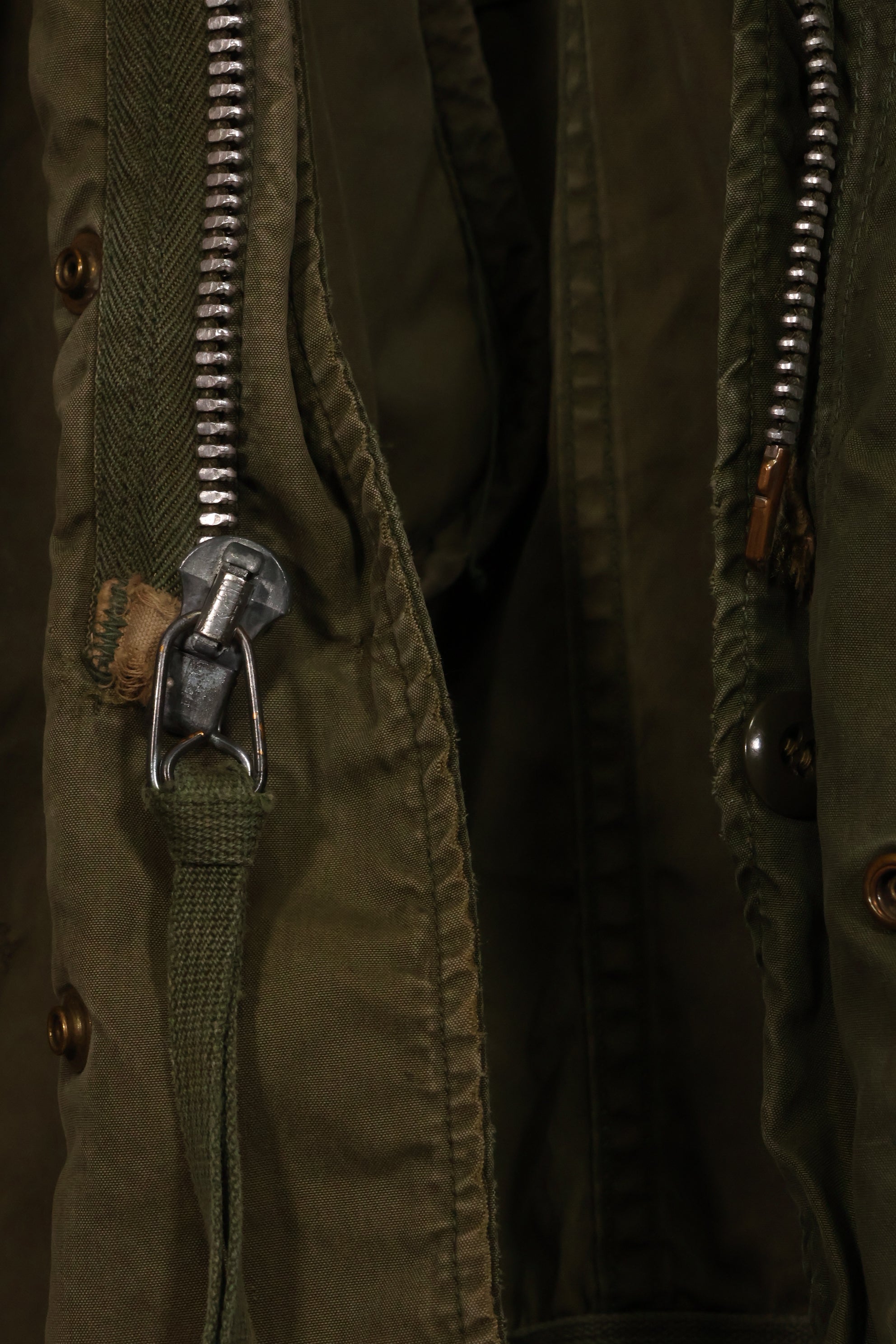 1950年代　欧州駐屯米兵　X-SMALL　M51 フィールドパーカー　シェルのみ　パッチ付　中古品