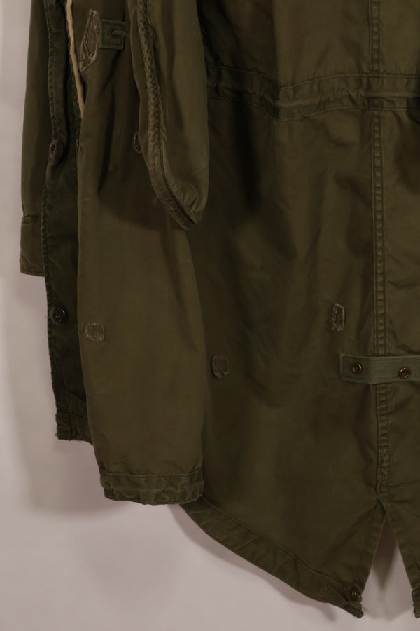 1950年代　欧州駐屯米兵　X-SMALL　M51 フィールドパーカー　シェルのみ　パッチ付　中古品