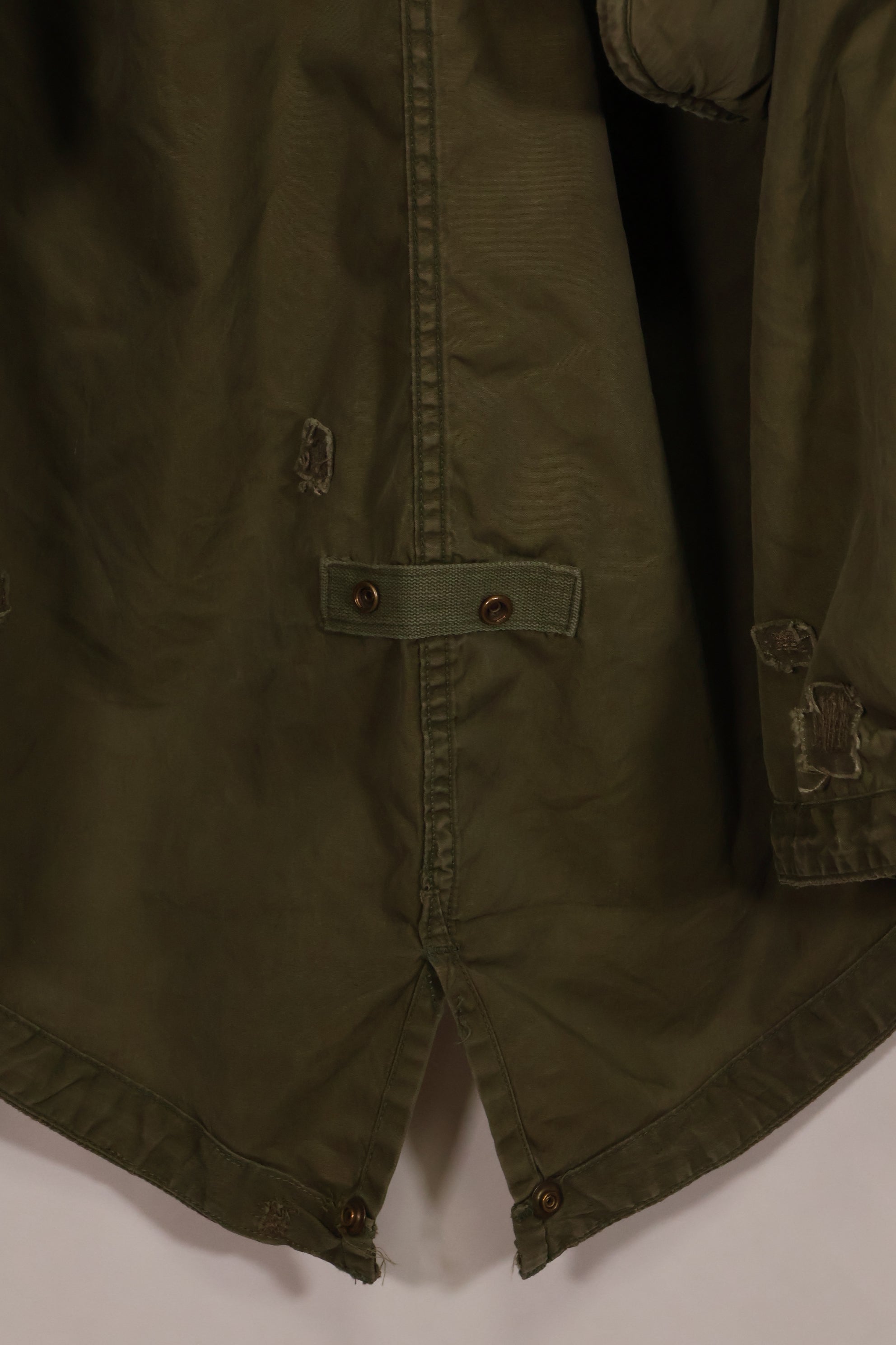 1950年代　欧州駐屯米兵　X-SMALL　M51 フィールドパーカー　シェルのみ　パッチ付　中古品