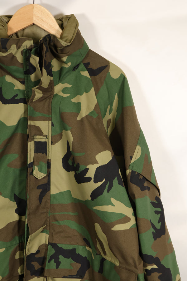 1997年会計　M-R　アメリカ軍　ウッドランド迷彩　ECWCS　Gen1 ゴアテックス　パーカー　中古品