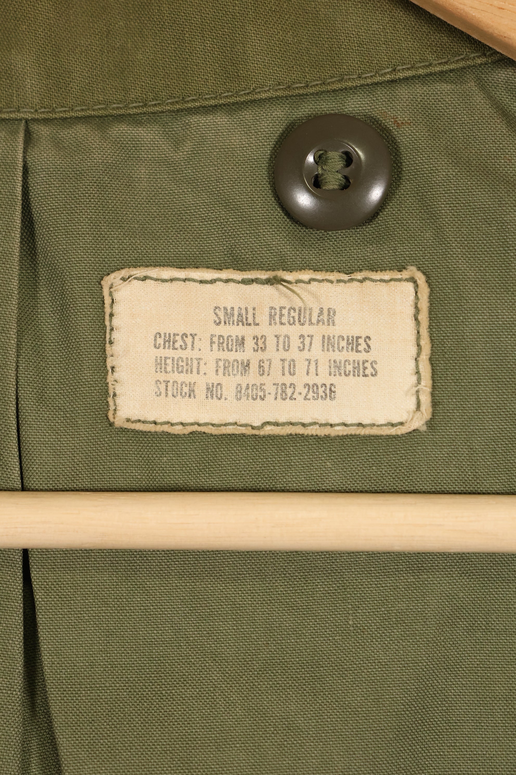 1967〜71年頃　S-R　2nd Model M65 フィールドジャケット　シルバージッパー　中古品