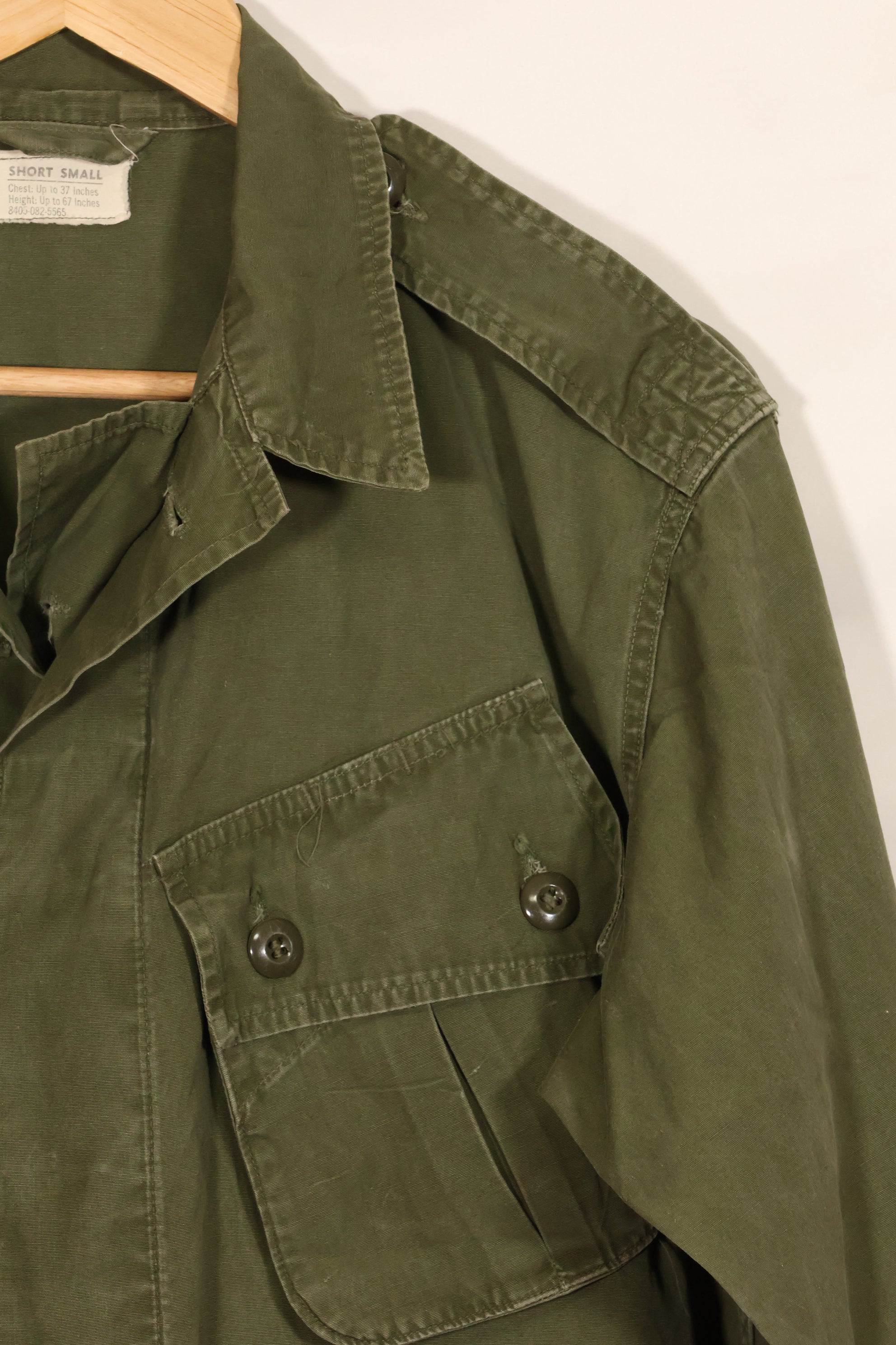 実物 S-S 1963年製造　1st Model ジャングルファティーグ　ジャケット　中古品