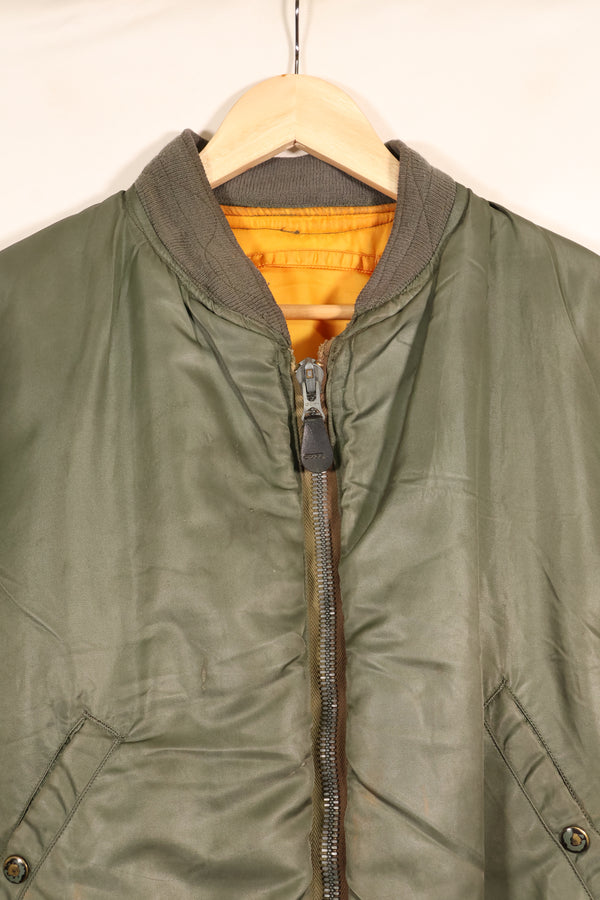 1964年契約　LARGE　アメリカ空軍　USAF　MA-1　インターメディエート　フライトジャケット　中古品