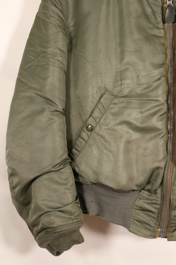 1964年契約　LARGE　アメリカ空軍　USAF　MA-1　インターメディエート　フライトジャケット　中古品