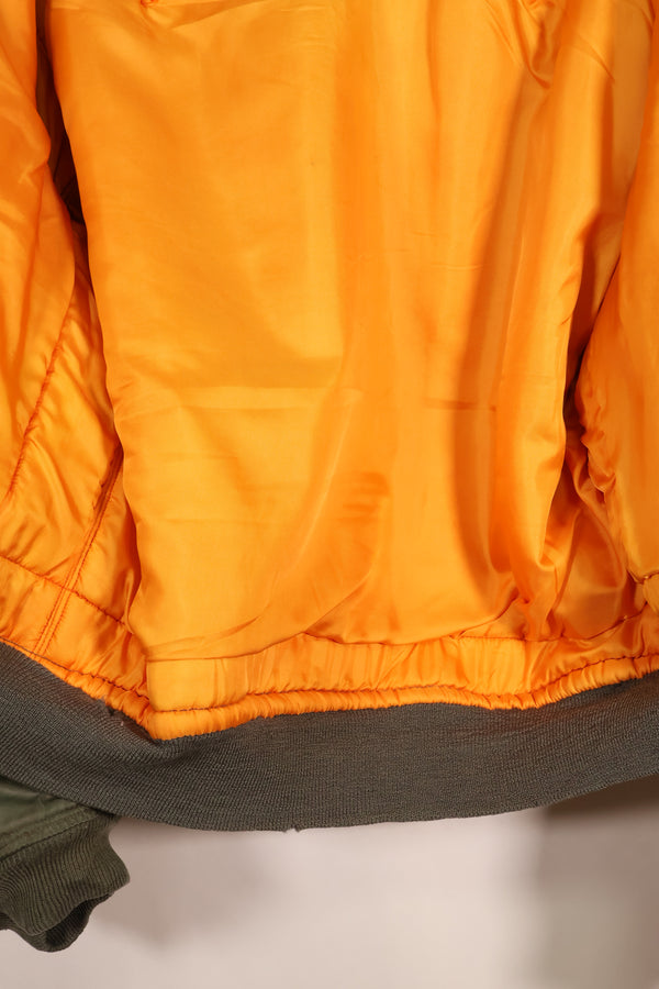 1964年契約　LARGE　アメリカ空軍　USAF　MA-1　インターメディエート　フライトジャケット　中古品