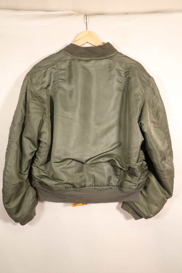 1964年契約　LARGE　アメリカ空軍　USAF　MA-1　インターメディエート　フライトジャケット　中古品